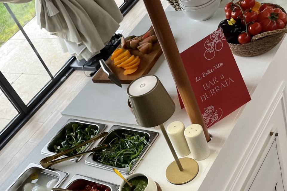 Bar à salade burrata