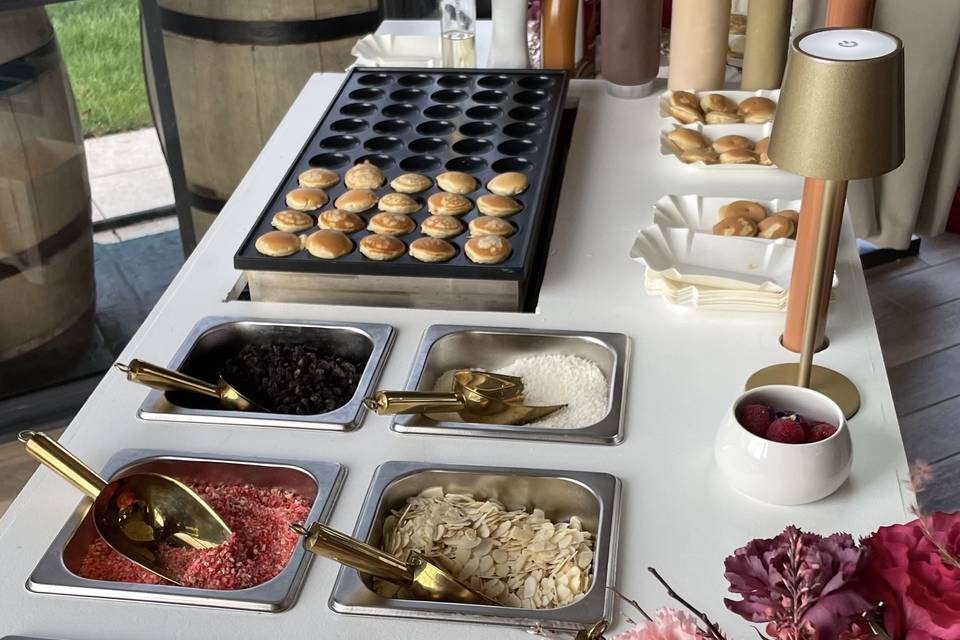 Bar mini pancakes
