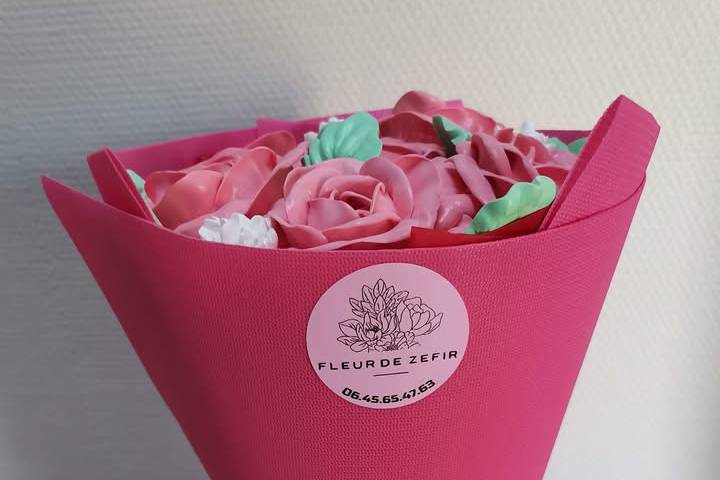 Bouquet en zefir