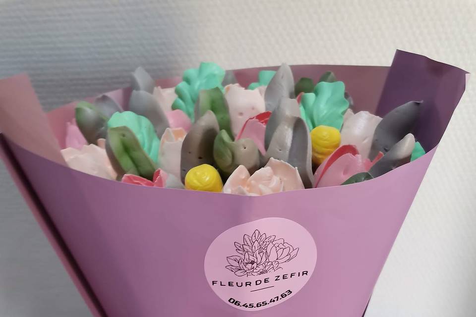 Bouquet en zefir