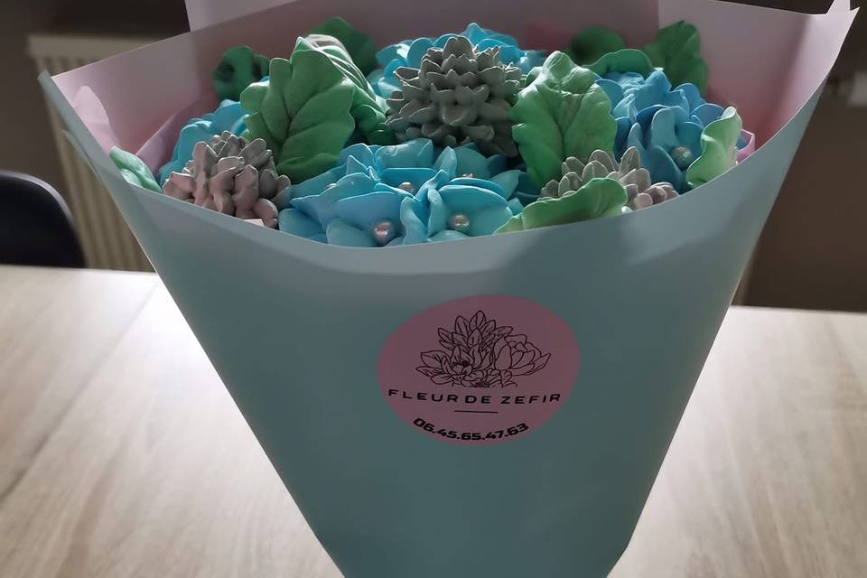 Bouquet en zefir