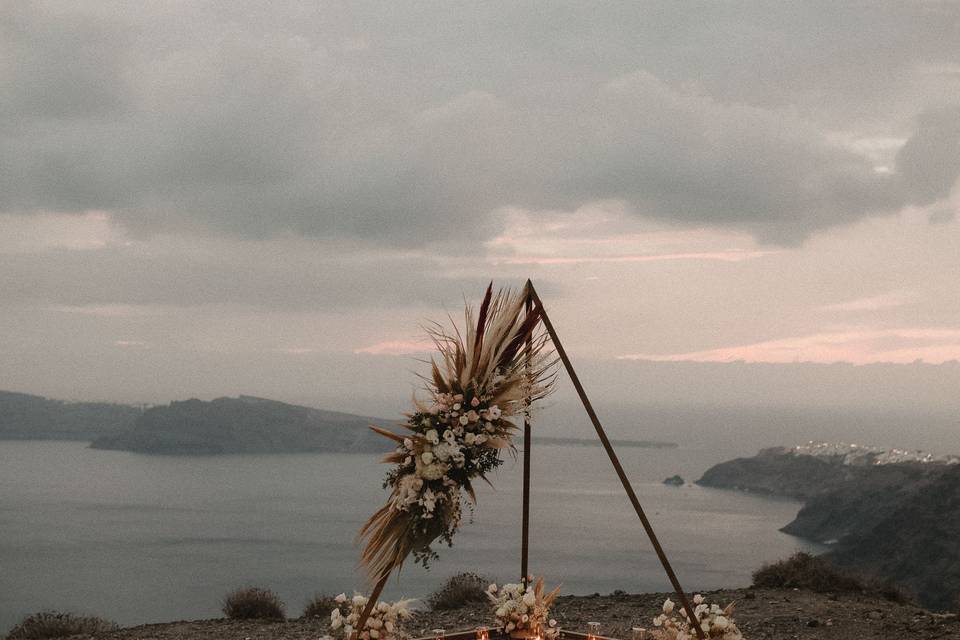 Elopement Santorin