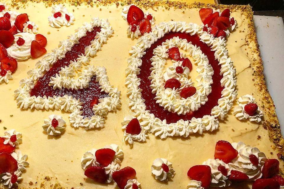 Entremet fraise