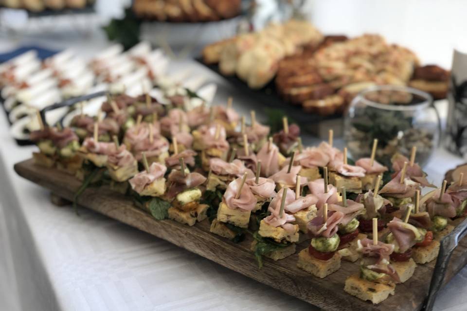 Pintxos focaccia