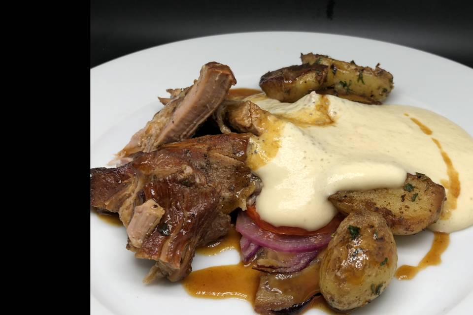 Epaule d'agneau confite