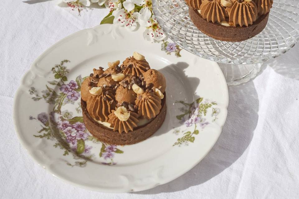 Tartelette chocolat-caramel