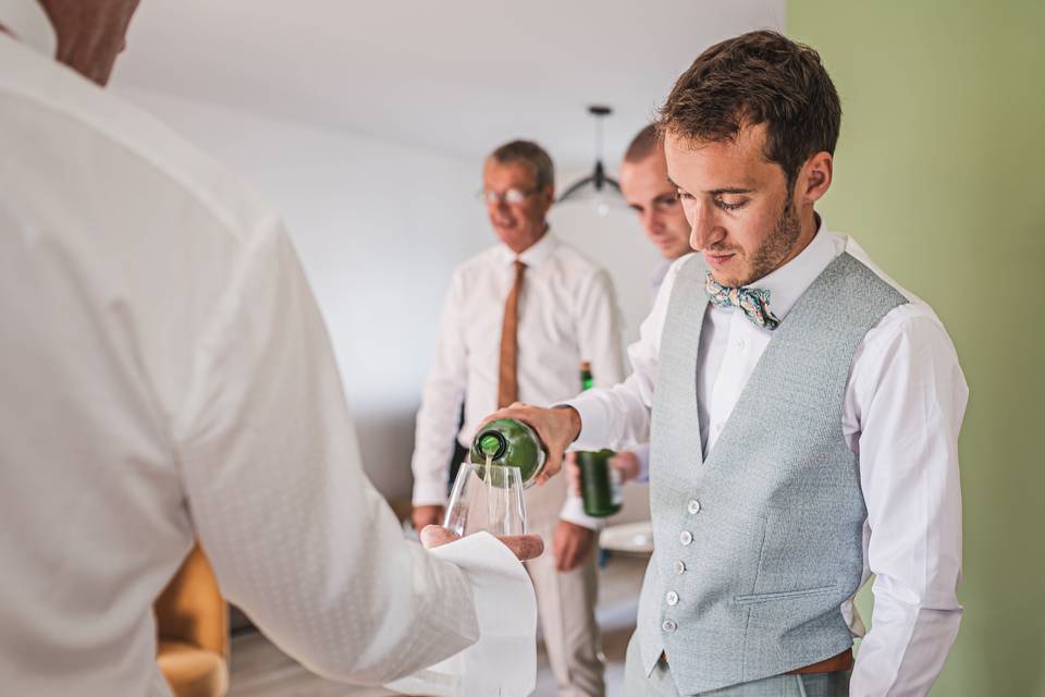 Dégustation pour le marié