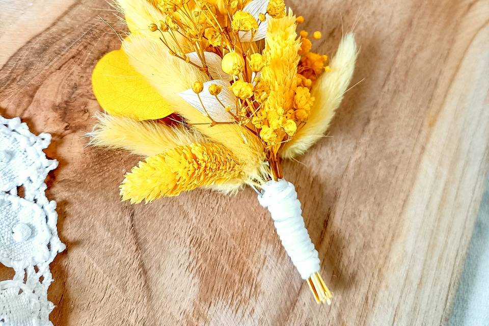Boutonnière sur épingle