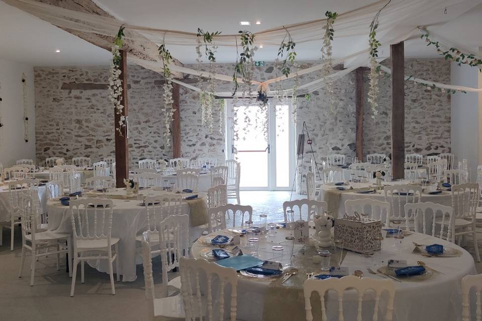 Salle décorée