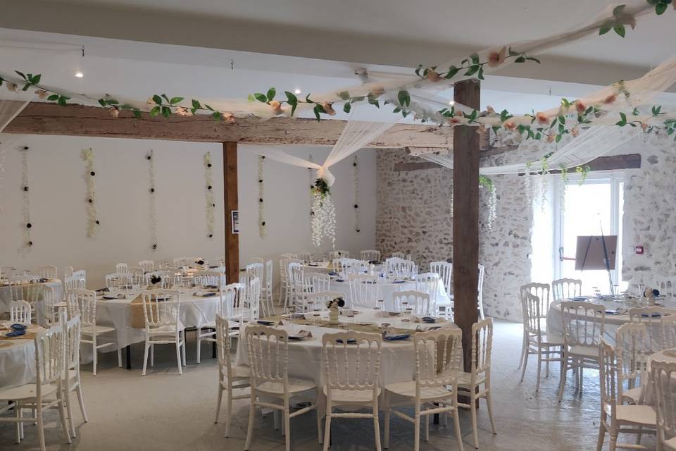Salle décorée