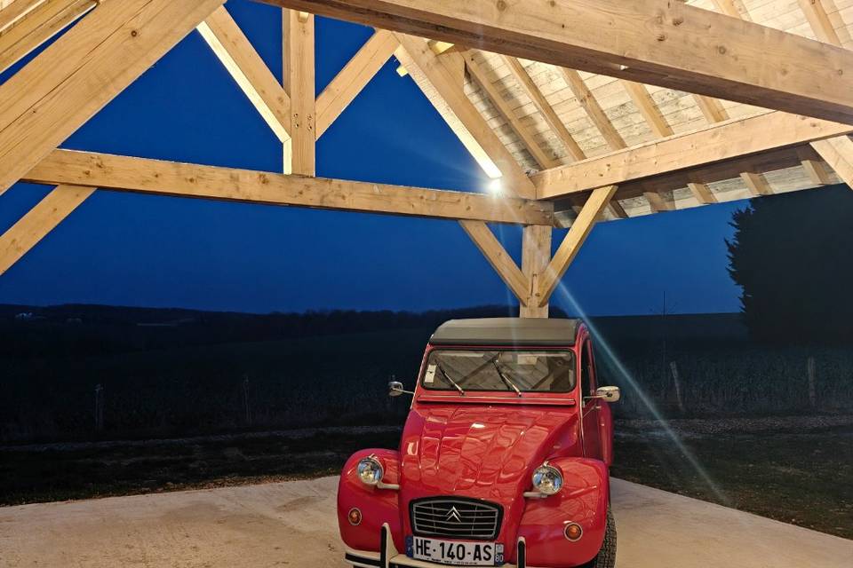 Préau 2 avec 2cv de nuit