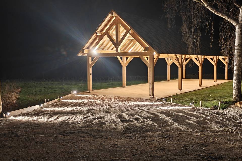 Préau de nuit