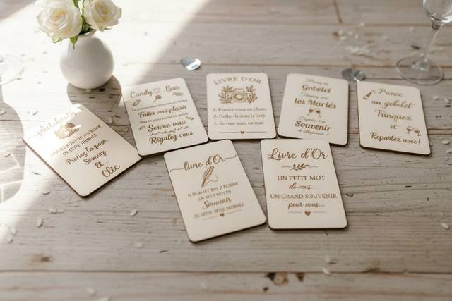 Panneau de mariage
