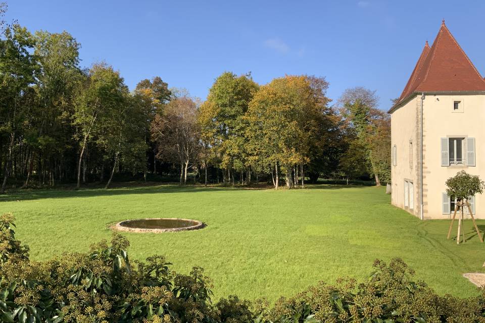 Vue du parc en automne