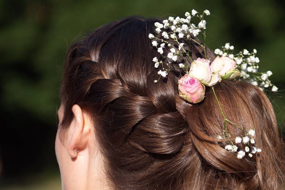 La coiffure de la mariée