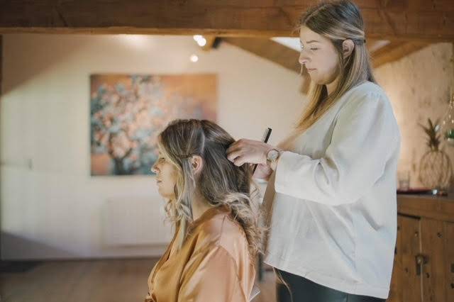 Chignon - maquillage