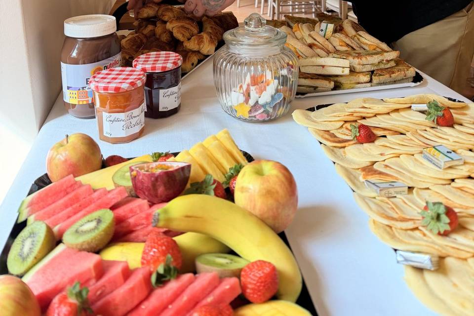 Préparation brunch