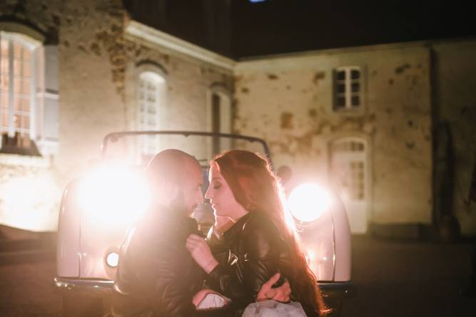 Voiture vintage mariage