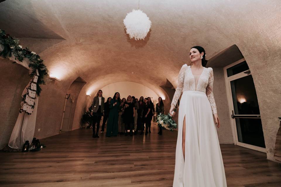 Mariée dans l'Arcade