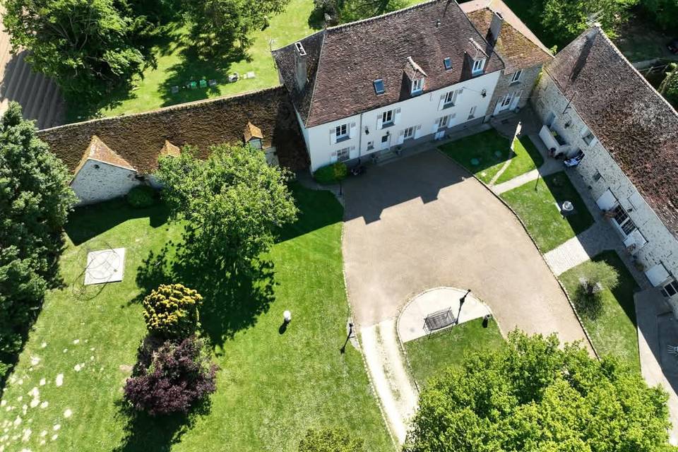 Vue aérienne du Domaine