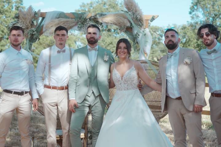 Photo avec les invités