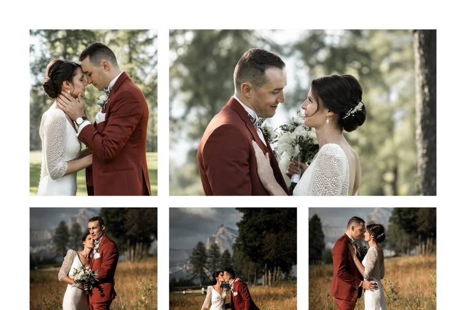Photos couple sur le golf