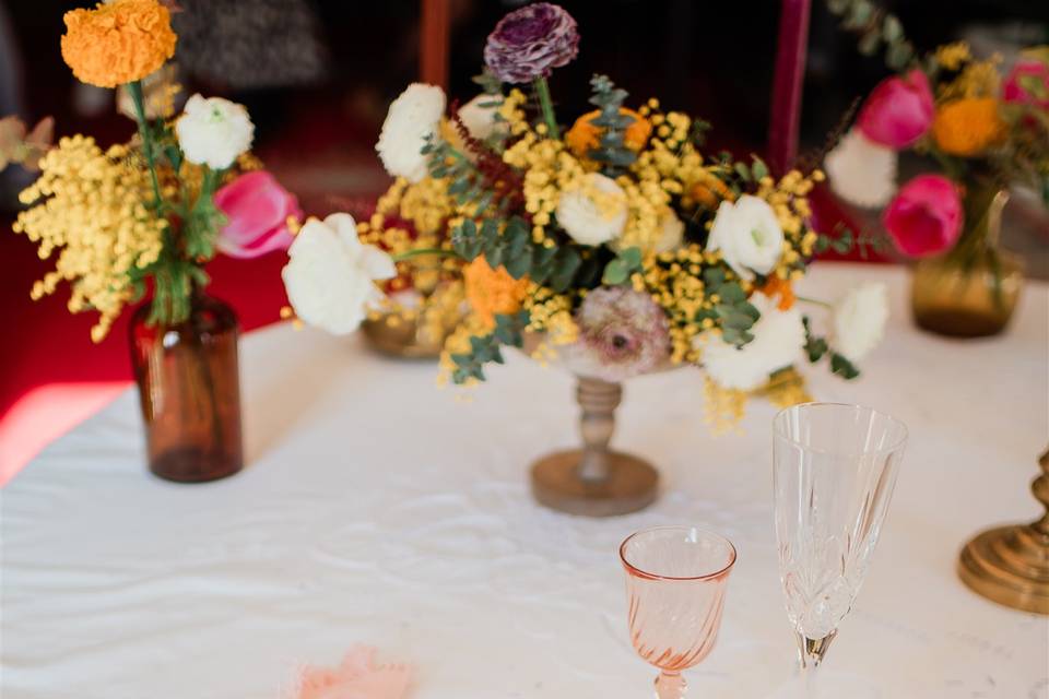 Vaisselle pour le mariage