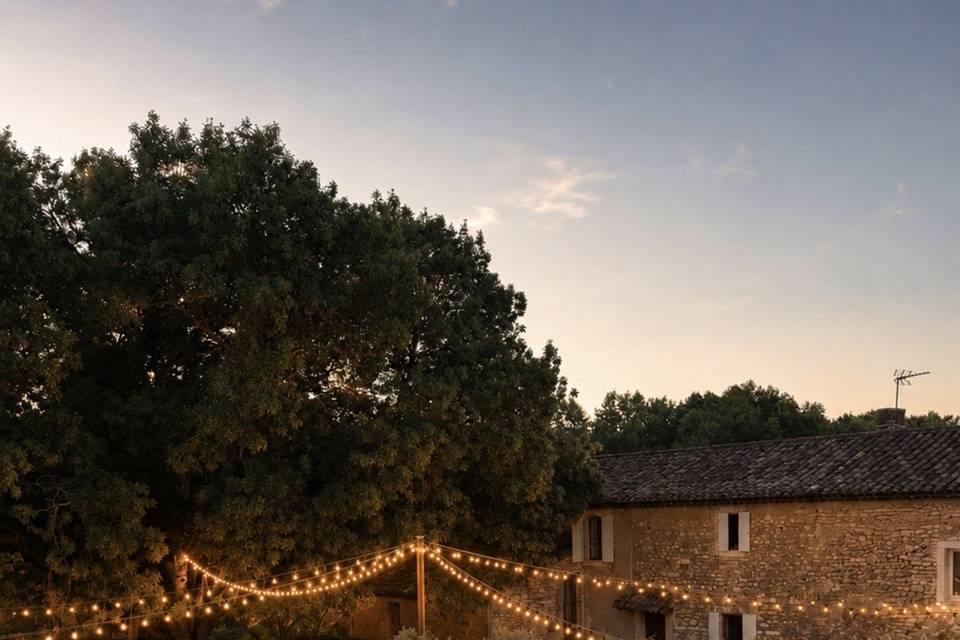 Dîner dans la cour d’honneur