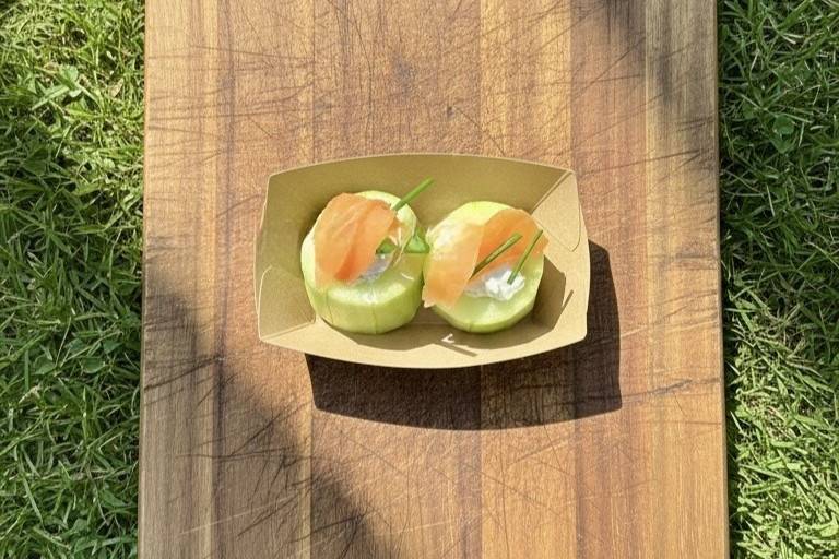Concombre Fromage Frais Saumon