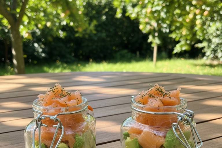 Verrine Saumon Avocat