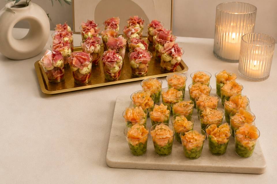 Plateaux Verrines