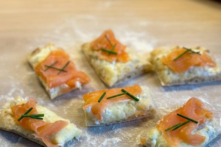 Pinsa Crème Saumon Fumé