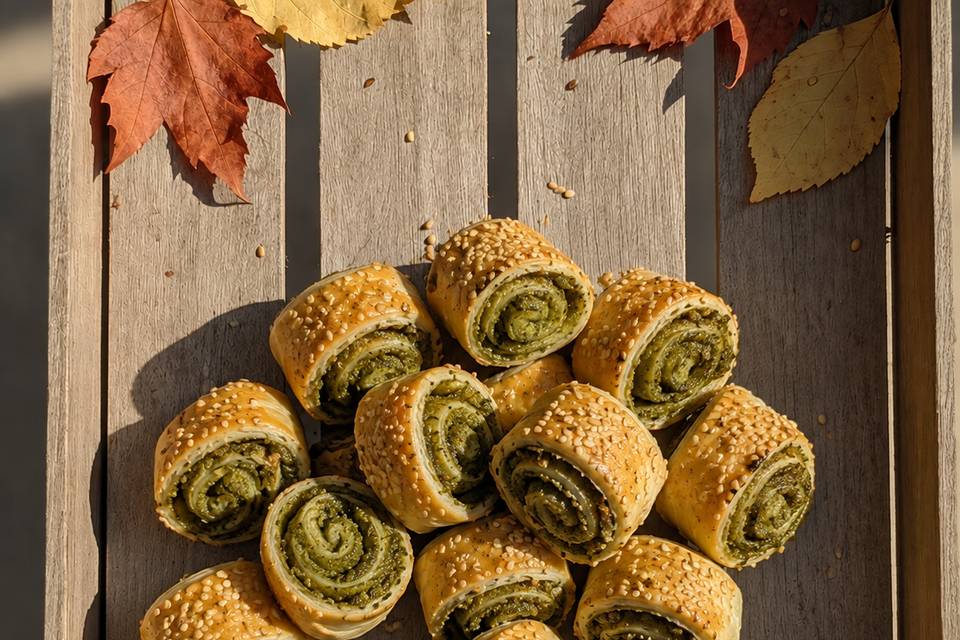 Roulé Feuilleté Pesto