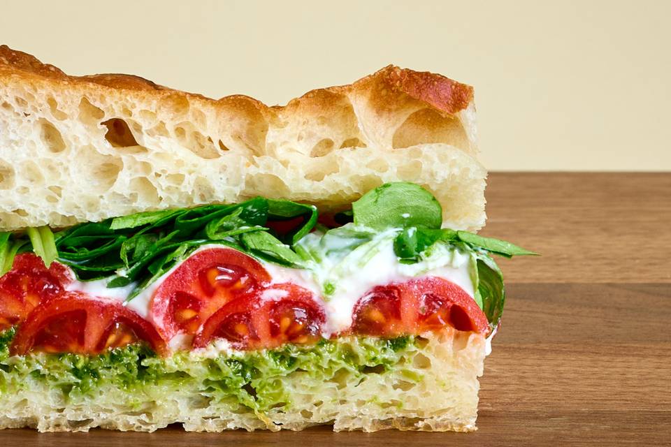 Sandwich Focaccia Jardin