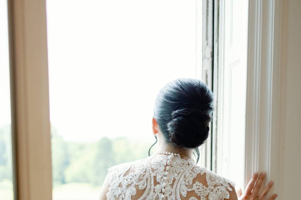 Chignon bas élégant
