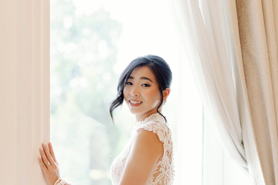 Maquillage et coiffure mariée
