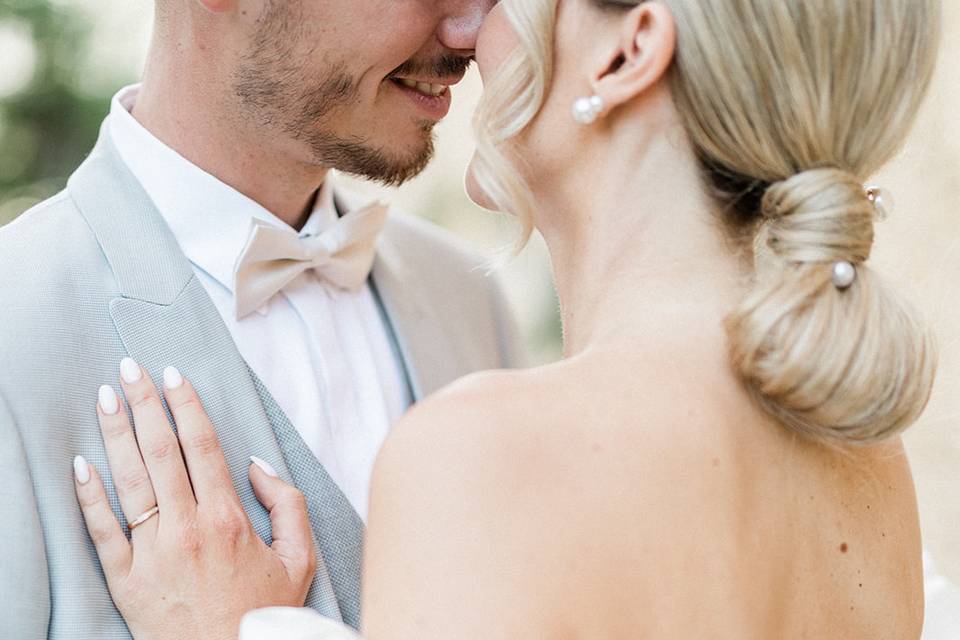 Chignon bas élégant