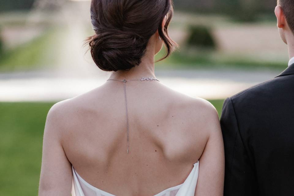 Chignon bas élégant