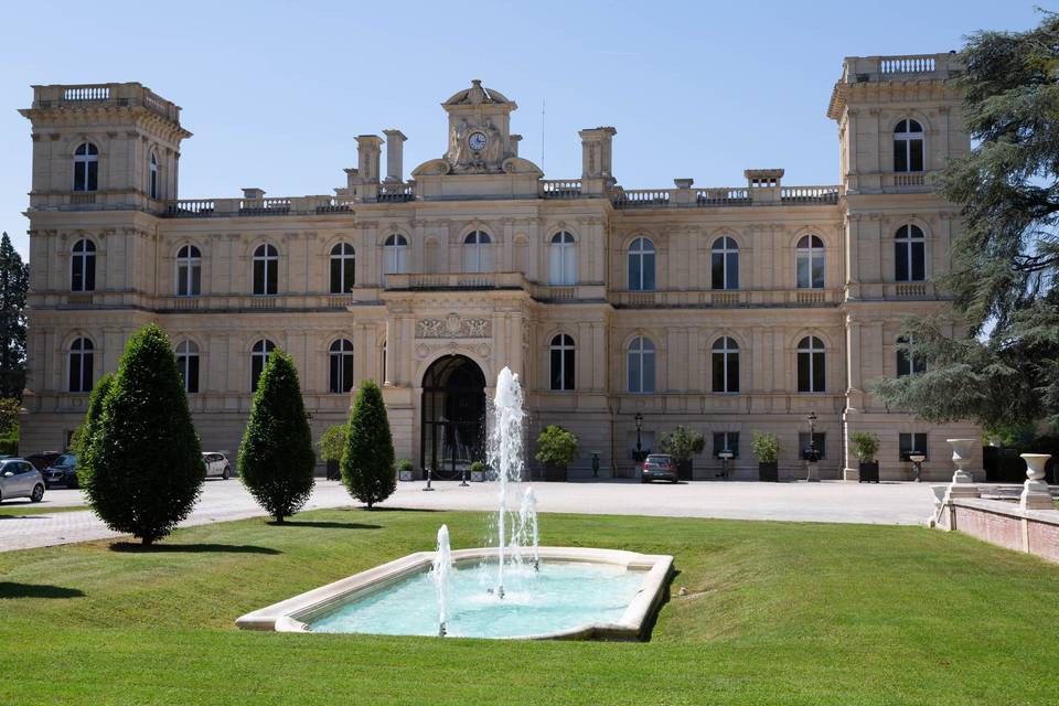 Façade avant du Château