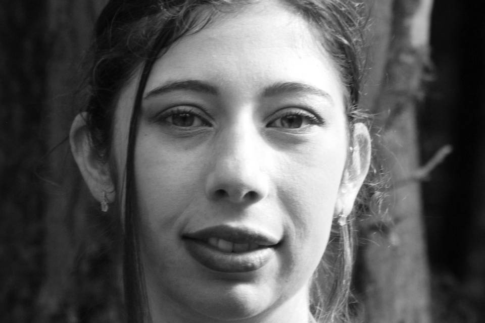 Portrait en noir et blanc