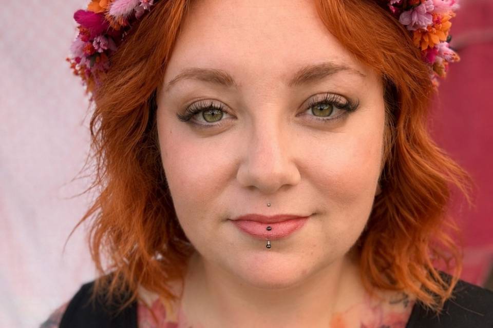 Couronne fleurie