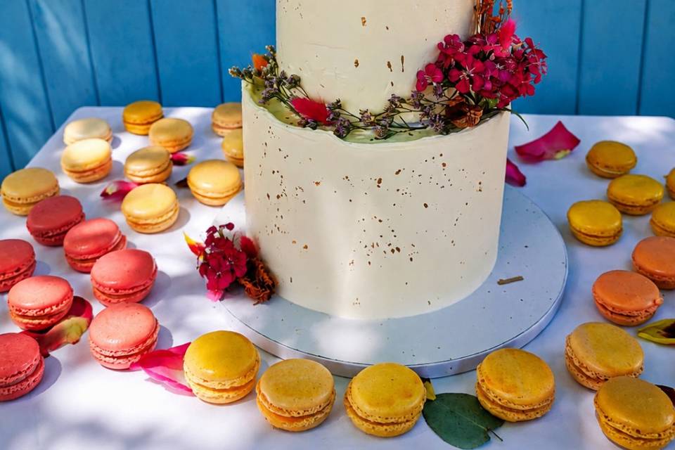 Gâteau fleurie