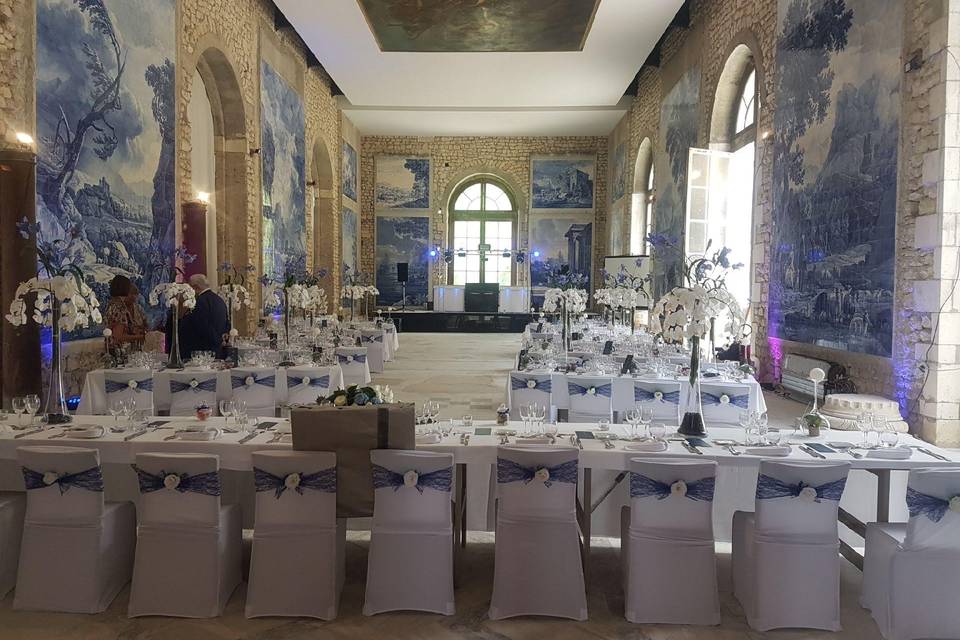 Deco mariage avec eclairage