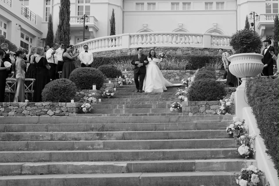Arrivée de la mariée