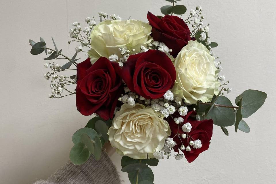 Bouquet de mariée rond