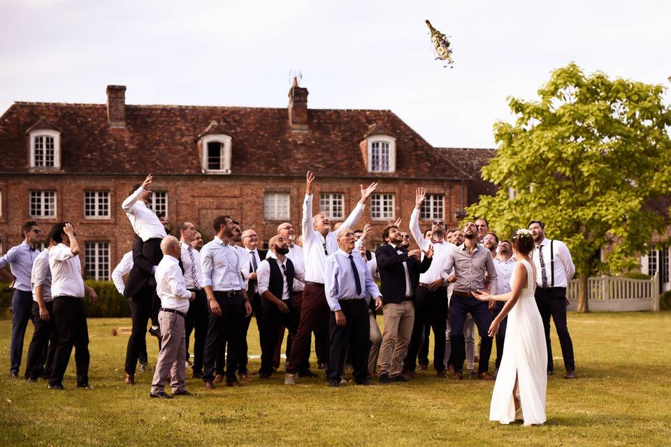 Lancé de bouquet