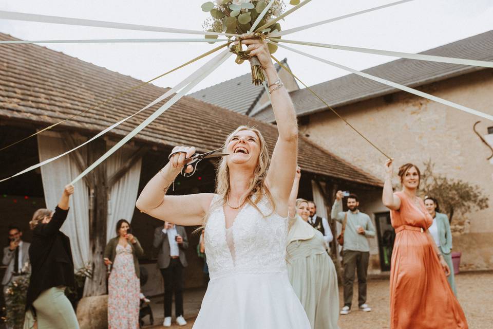 Lancer de bouquet