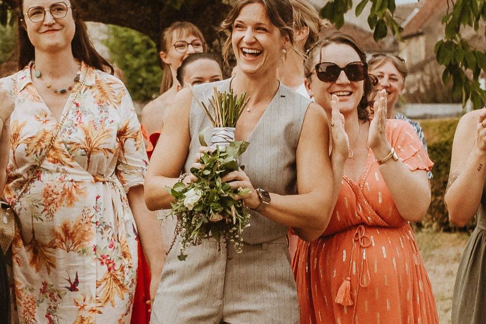 Lancer de bouquet