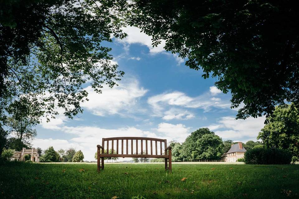 Banc dans le parc