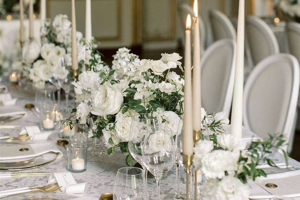 Fleurs et bougies